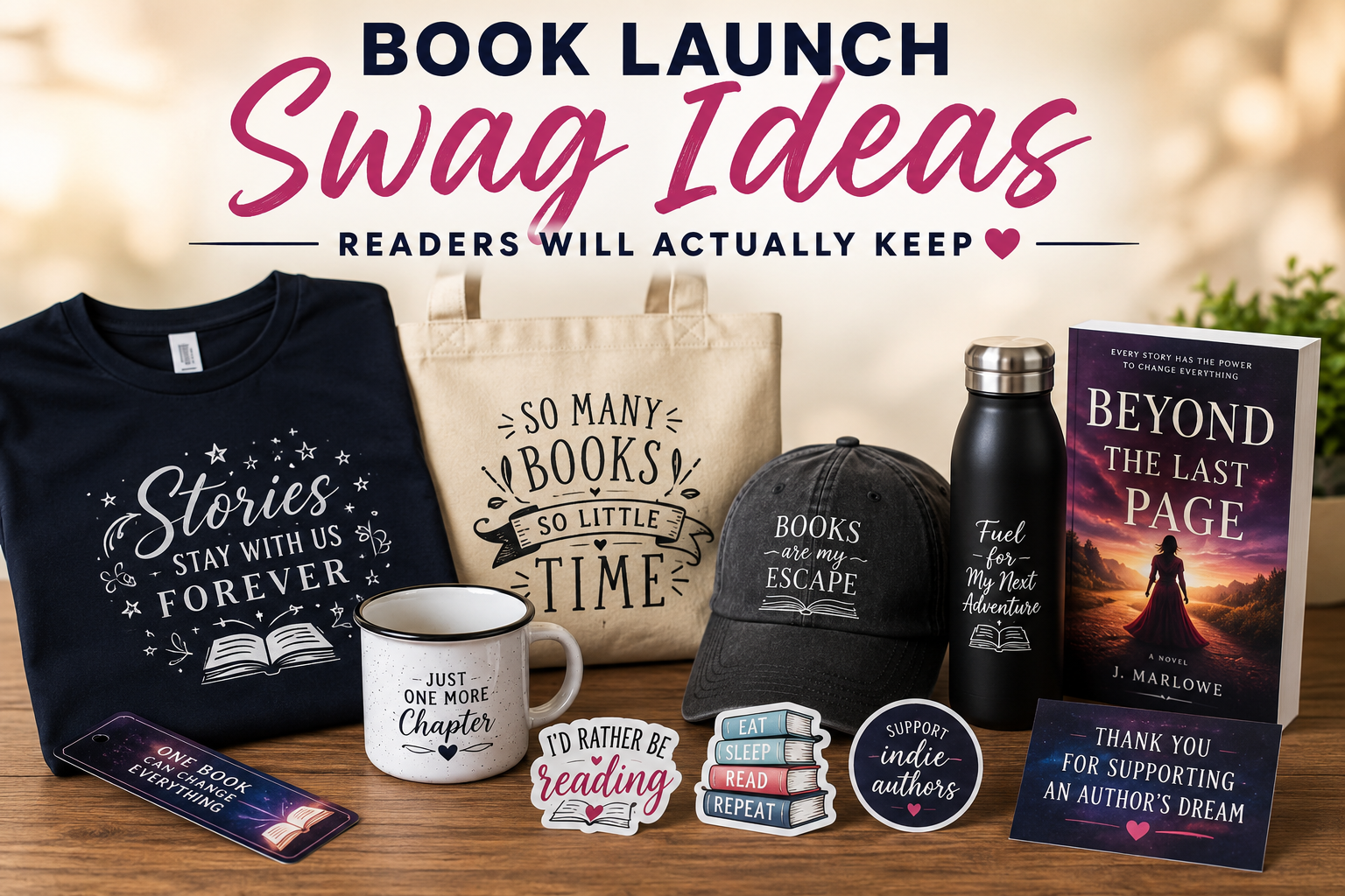Book Launch Swag Ideas Readers Will Actually Keep